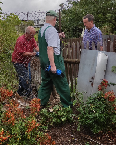 Klicken um zu vergrößern 5. Arbeitseinsatz